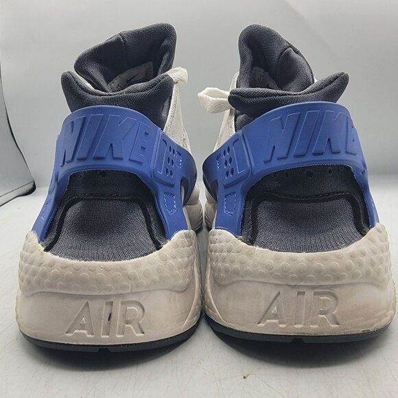 Nike Air Huarache Mens 10.5 Gray Blue Sneakers Social FC Athletic DR0286-100 - Picture 5 of 13
